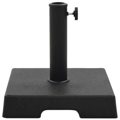 vidaXL - Parasolvoet - vierkant - 8 - kg - polyresin - zwart