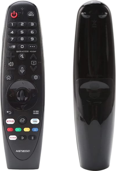 Vervangende Afstandsbediening - Geschikt voor LG Magic Remote Control Smart TV, Netflix, Prime Video Knoppen, AN-MR19BA AN-MR18BA AN-MR20GA AKB75855503 AN-MR650A