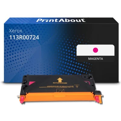 PrintAbout huismerk Toner 113R00724 Magenta Geschikt voor Xerox