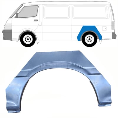 Reparatiepaneel achterspatbord voor Toyota Hiace 1989-1995 / Links