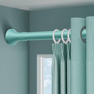 Verstelbare Gordijnstang - Telescopische Roede Douche - Ruimte Verdelen - Zonder Boren - 70-120 cm - Groen