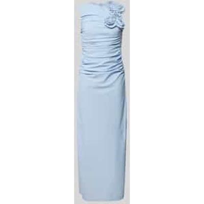Cocktailjurk met florale applicaties model 'DONA'