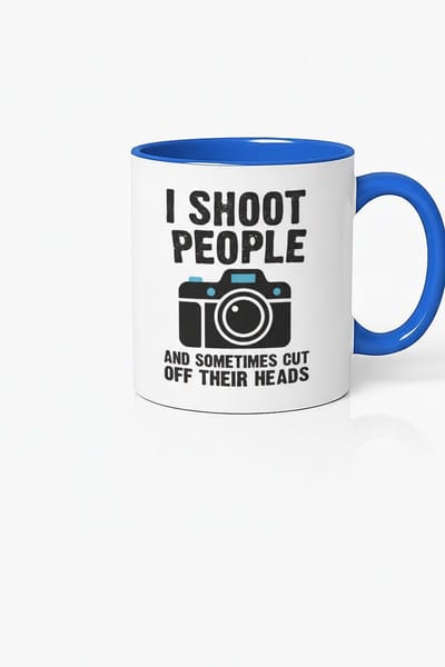 I Shoot People Fotografie Mok - Grappige Koffiemok voor Fotografen