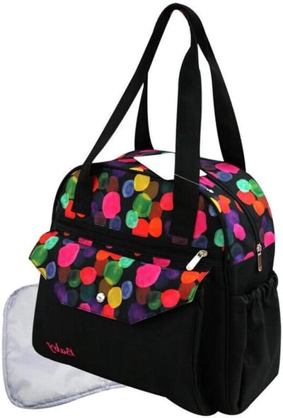Luiertas Set - Babyverzorgingstas - Dagtocht Baby - Waterafstotend Polyester - 40 x 35 x 18 cm - Zwart