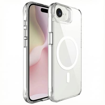 imoshion Hoesje - Geschikt voor iPhone 17e / 16e - geschikt voor MagSafe case - Transparant