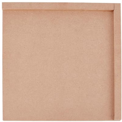 Dailygoods- MDF Plaat Hittebestendig - 269x269mm - 15mm Dikte - Sterk/Duurzaam - Blank Oppervlak - Geschikt voor Projecten - Houten Plaat