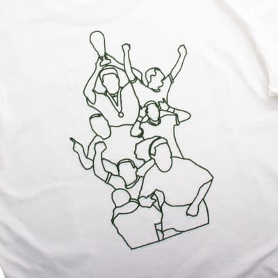 COPA Football - Brazil Legends - Geborduurd T-shirt - Heren - XL - Wit