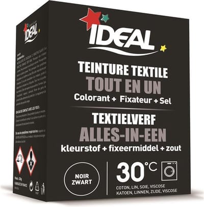 IDEAL TEXTIELVERF ALLES-IN-EEN ZWART