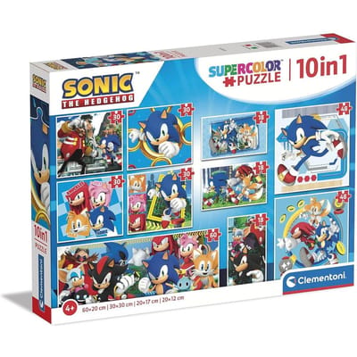 10-in-1 puzzel. Geweldige kleur. Sonisch
