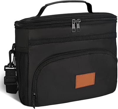 Thijox - Koeltas voor mannen en vrouwen, lekvrije lunchtas 15 liter, geïsoleerde thermotas met verstelbare schouderriem en 4 zakken, ideaal voor werk,