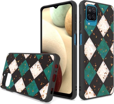 Shockbestendige Silicone Hoesje met print Geschikt voor: Samsung Galaxy A22 4G - Ultra Diamonds - ZT Accessoires