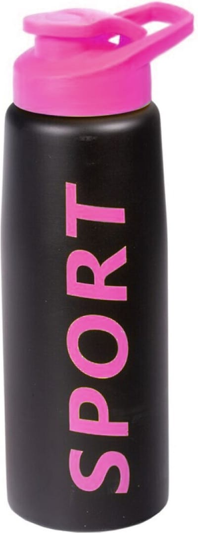 Bidon drinkfles/waterfles fuchsia roze 850 ml - Sportfles/sportbidon