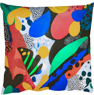 Sierkussens - Kussentjes Woonkamer - 50x50 cm - Abstract - Planten - Vormen - Kleurrijk