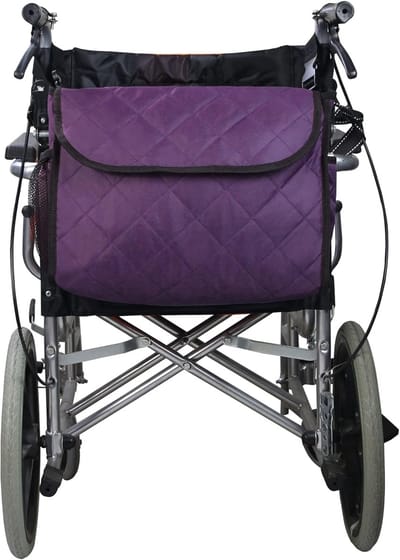 Rolstoelrugzak, waterdichte rolstoeltas, schoudertas in rugzakstijl die op de rug gedragen kan worden, unisex (paars)
