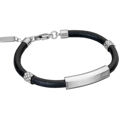 Just Cavalli Armband JCBR50010100 Heren Leather 225mm x 6mm