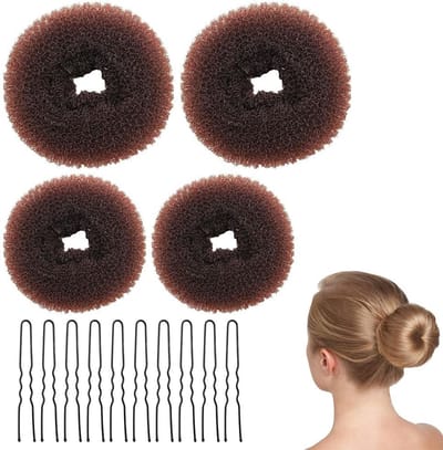 Set Haarspiraal Donuts voor Perfecte Kapsels - Haarkussen voor Kapsels en Kapsels