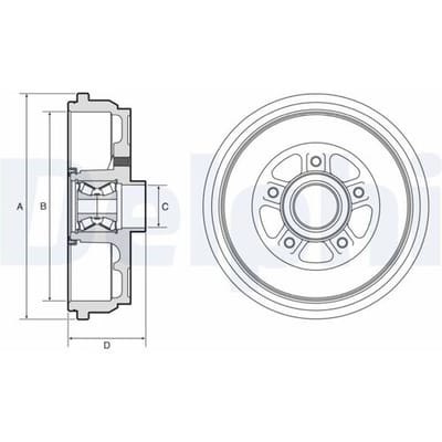 Remtrommel DELPHI BFR656
