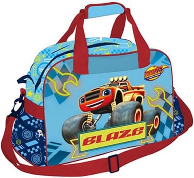 Sporttas voor Kinderen - Blaze en de Monsters Machines Thema - Blauw