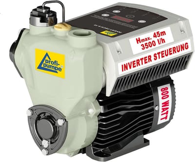 Huiswaterpomp Inverter - Huiswaterautomaat Bronpomp - Constante Waterdruk - Intelligente Besturing - 3500 Liter Uur - Zwart