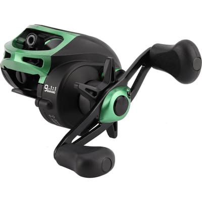 9.1:1 Versnellingsverhouding Baitcasting Reel 19+1 Lagers Vismolen Magnetisch Remmend Reel(Linkshandtype ) black