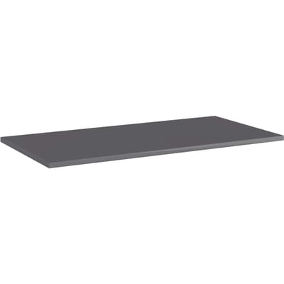 vidaXL - Wandschappen - 8 - st - 80x40x1,5 - cm - spaanplaat - hoogglans - grijs