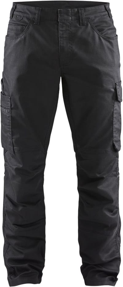 Blaklader Service werkbroek denim stretch 1439-1141 - Zwart/Zwart - C146
