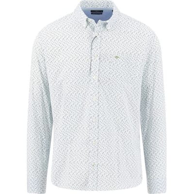 Fynch-Hatton Overhemd Seasonal Multi Pattern Button-Down Avocado / male