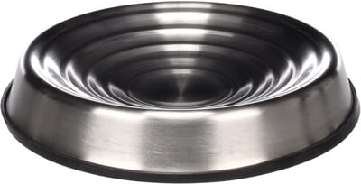 Flamingo - Eetschaal kat Lajla Rond Zilver 200 ML