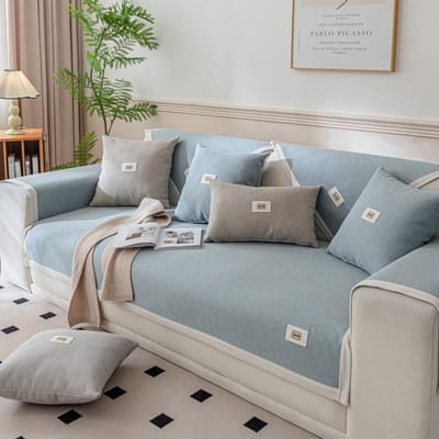 Effen Kleur Bankkussen Nieuw Anti-Slip Kussen Alle Seizoenen Verdikt Anti-Kattenkrab Bankhoes Hoes 70*70cm