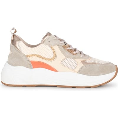 PS Poelman TRIANGLE - maat 38 - Dames Sneakers - Groen met combinatie