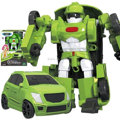 Mini Tobot Transformeerde Auto Naar Robot Speelgoed Korea Cartoon Broers Anime Vervorming Vliegtuig Auto Brandweerauto Speelgoed