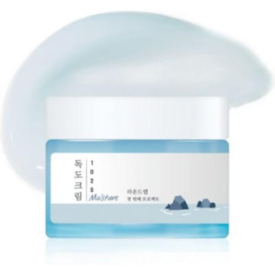 ROUND LAB 1025 Dokdo Hydraterende Crème 50ml – Diep Hydraterende Barrière Gezichtscrème voor Droge & Gevoelige Huid, Langdurige Hydratatie