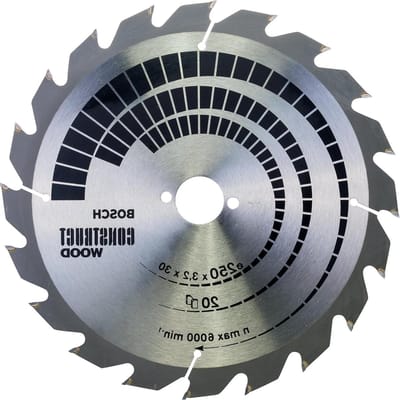 Cirkelzaagblad Construct Wood 250 X 30 X 32 Mm 20 - voor houtbewerking
