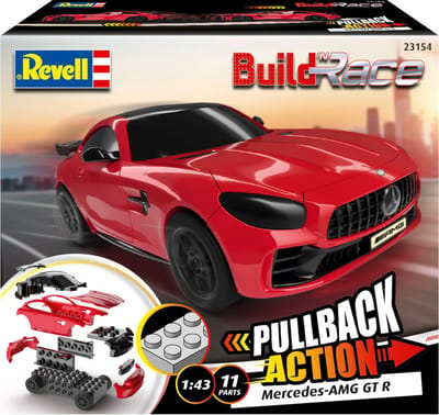 Revell Modelbouwpakket Auto - 23154 Build n R Mercedes-AMG GT R - red Plastic - 1:43 - Modelbouw