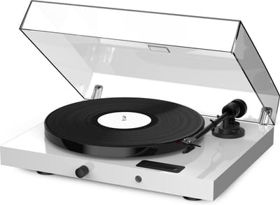 Pro-Ject Jukebox E1 OM5e Platenspeler Ingebouwde Versterker 2x25W - Direct Speelklaar - Kristalhelder Vinylgeluid - Compact & Krachtig Systeem - Wit