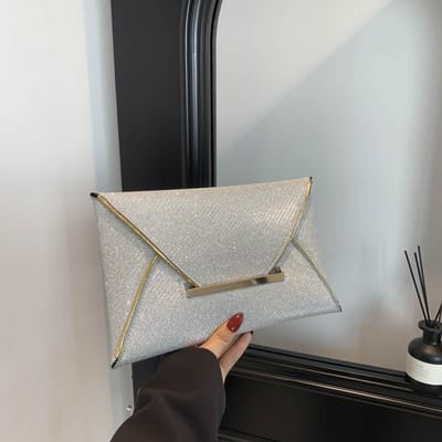 Lente Nieuwe Gepersonaliseerde Ins Clutch Tassen Modieuze Textuur Kleine Tas Dames Forenzen Diner Tas gray