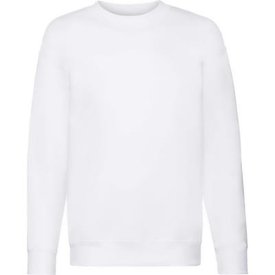 Fruit of the Loom Sweatshirt met Drop Shoulder voor Kinderen/Kinderen (Wit)