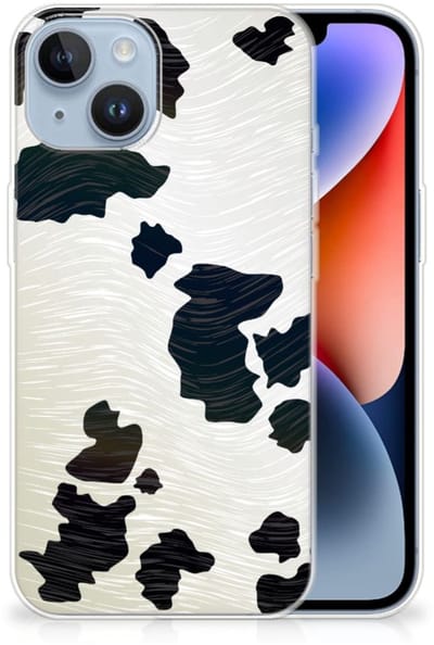 Apple iPhone 14 TPU Hoesje Koeienvlekken
