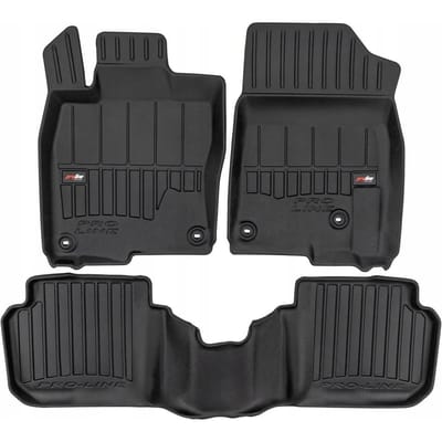 Frogum Geschikt voor Honda Civic XI vanaf 2022 - Automatten Set - TPE Rubber - 6 cm Hoge Rand - Geurloos