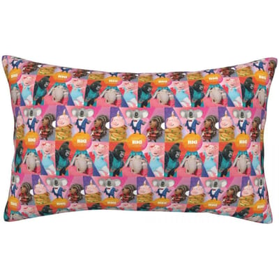 Zing Vierkante Kussensloop Kussenhoes Decoratief Slaapkamer Bed Huis Comfort Sierkussen 50x35cm