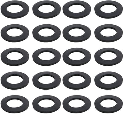 Dailygoods- Wasmachinepakking - Nitrile Rubber - 2 Stuks - 3/4 Inch - Water Inlaat - Hoge Temperatuur Weerstand - Eenvoudige Installatie - Rubber Gasket