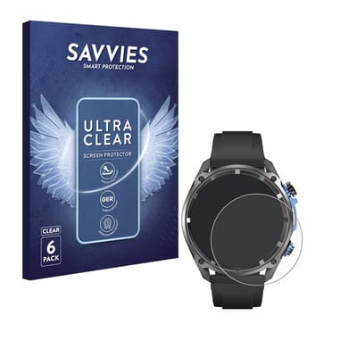 Savvies - Screenprotector voor DTNO.1 DTG1 1.43" - Folie Beschermfolie transparant 6 Stuks