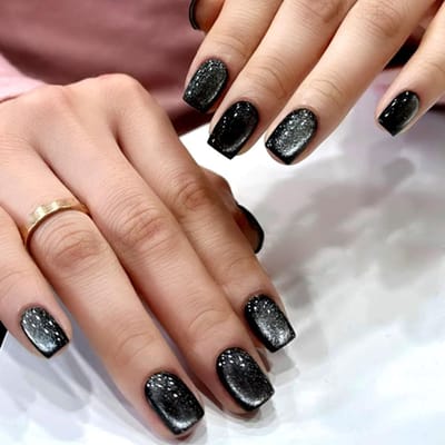 24 stuks Cat's Eye Valse Nagels Valentijnsdag Vierkante Kop Franse Balletnagel Druk op Nagels Waterdichte Faux Vingernagels MY-2-2