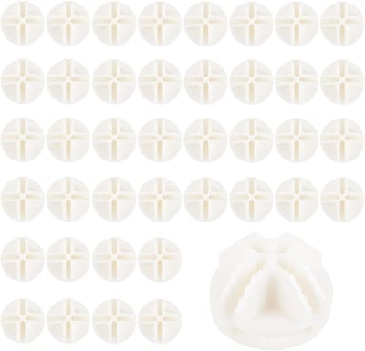 Draadgaas Kubussen - Opbergmodules - Modulaire Opslag - Versterkte Connectoren - 40 Stuks - Wit