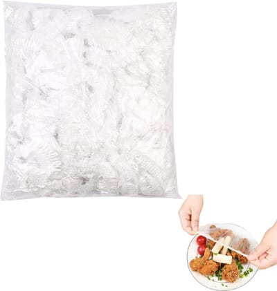 Dailygoods- Vershoudfolie 300 Stuks - 42cm Rekbare PE Folie - Voedselopslag - Herbruikbare Folie - Duurzaam Materiaal - Bescherming Tegen Vocht - Keukenfolie