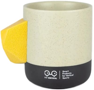 Klimmok Climbing Mug Evo – voor gepassioneerde klimmers – Indoor geel