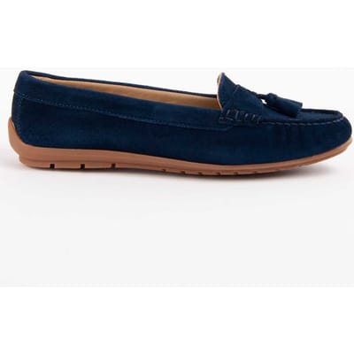 Purapiel Mocassin Meilis3 Blauw