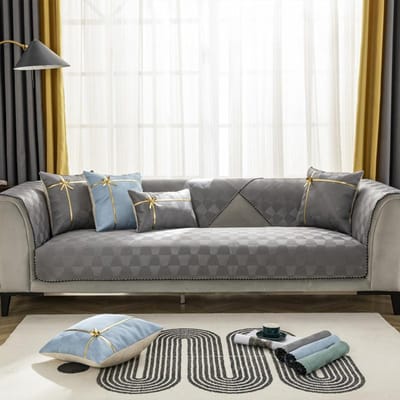 Zomer Ijszijde Antislip Bankkussenhoes Woonkamer Vier Seizoenen Universeel Bankleuning Armleuning Kussenhoes Bankzit 70x70cm 1pcs