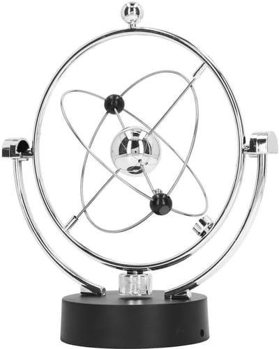 OmGoods - Dailygoody - Perpetual Motion Ornament - Educatief - Elegant - Swing Ball - Driedimensionaal - Desk Ornament - Geschikt voor kinderen
