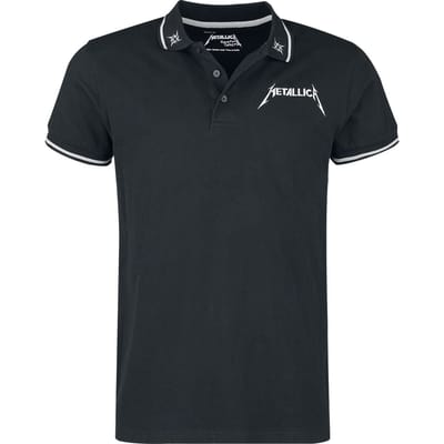 Metallica Poloshirt - EMP Signature Collection - M tot 3XL - voor Mannen - zwart